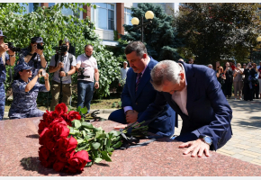 Фёдор Щукин принял участие в торжественном мероприятии памяти Героя России Магомеда Нурбагандова